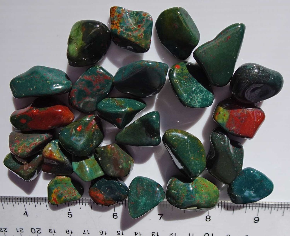 Fancy Jasper - 4 ounces Medium/Small Tumbled Stones rt544a