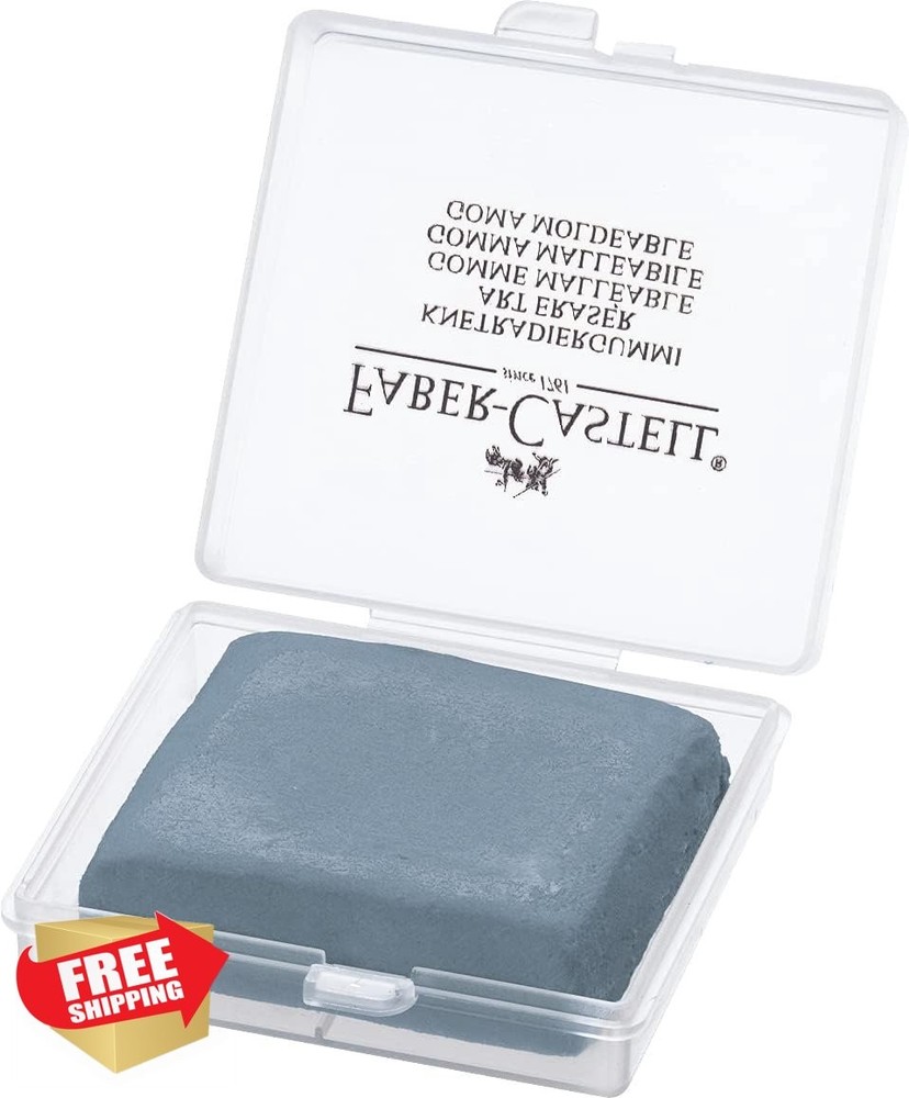 Faber-Castell Kneadable Eraser 3pk Plastic Box