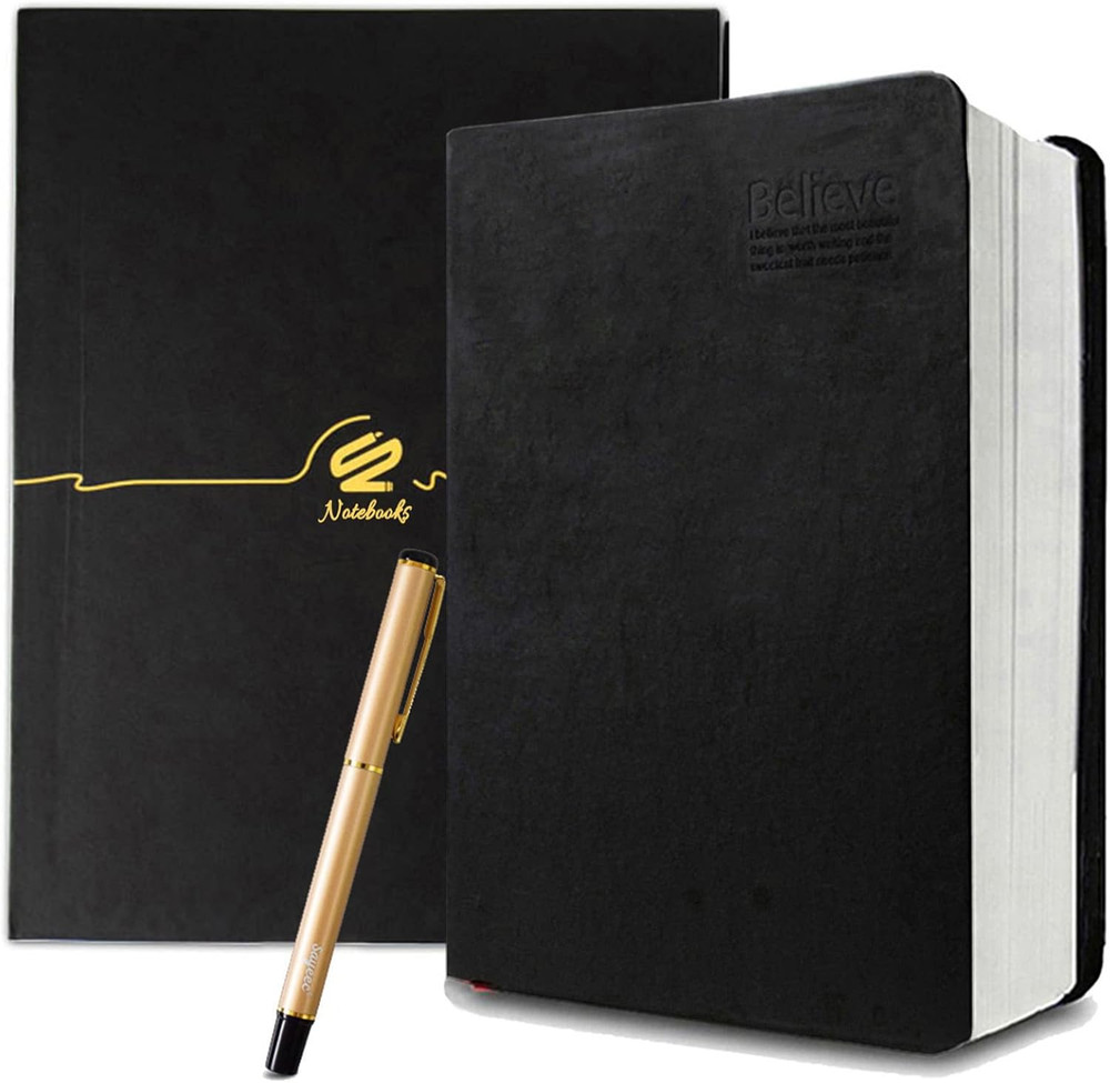 Lemical 720 Pages Thick Journal with Gift Box & Pen✨ Thick Leather Journal No✨..