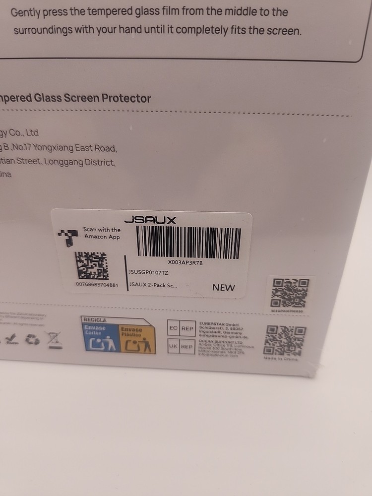 JSAUX Steam Deck Screen Protector 2-Pack