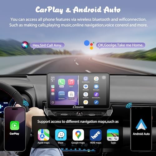 W701 Pro with Wireless Bluetooth Transmission Portable Carplay & Android Auto