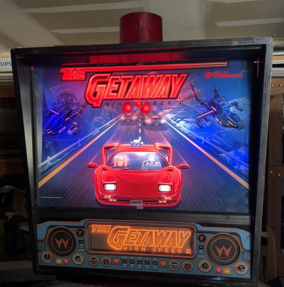 WILLIAMS GETAWAY HIGH SPEED 2 PINBALL MACHINE LEDs