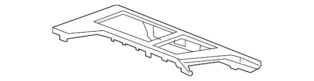 Genuine GM Jet Black Front Floor Console Applique 84167783