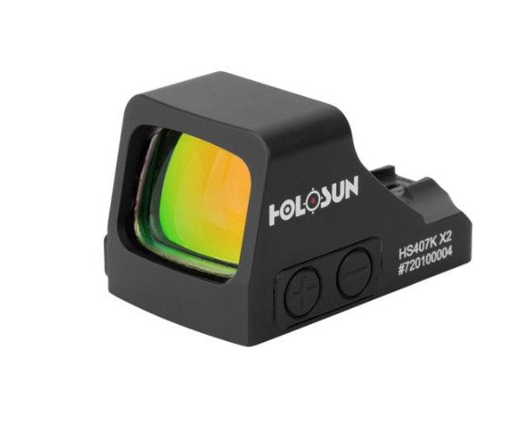 Holosun HS407K X2 6 MOA Reflex Sight, Black