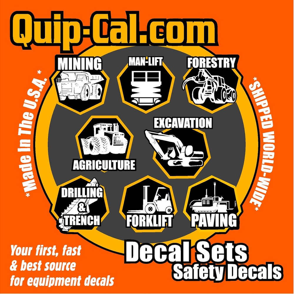 Case 580 Super E Backhoe Decal Set. Decals for All Models of Case Backhoes