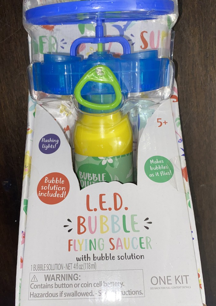 Bubble Flying Saucer Toy