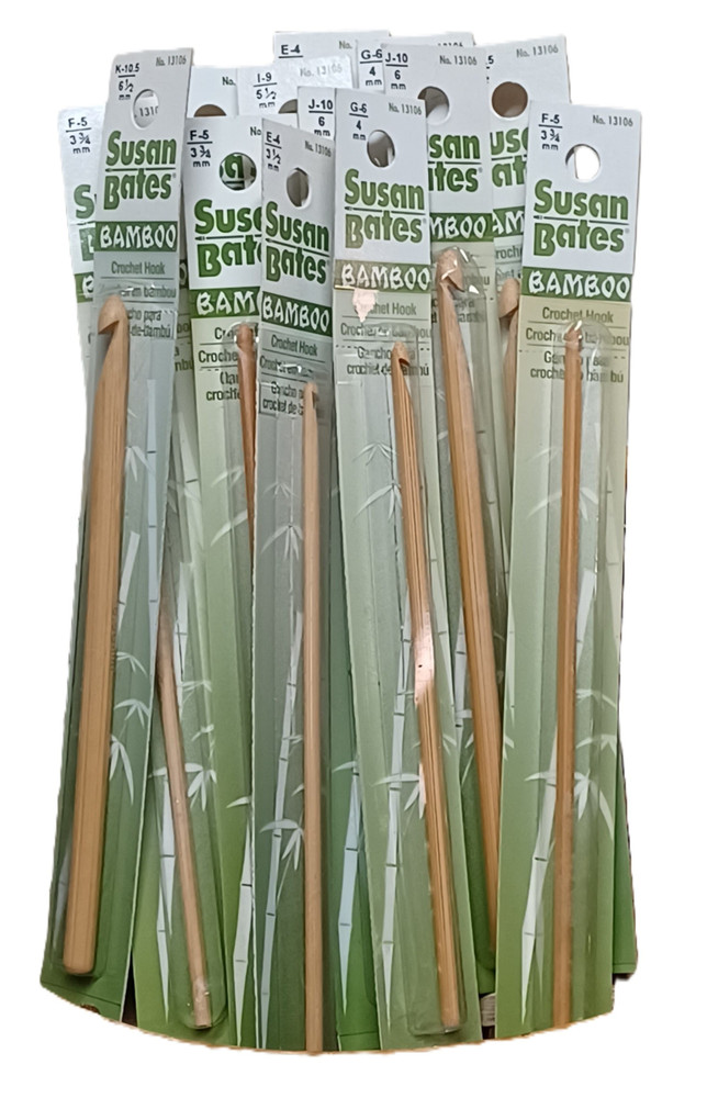 Susan Bates Bamboo Crochet Hooks