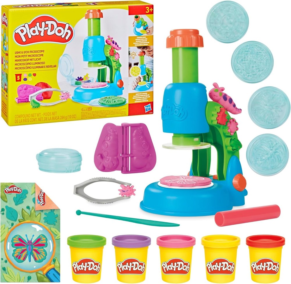 Play-Doh Light & Look Microscope Playset