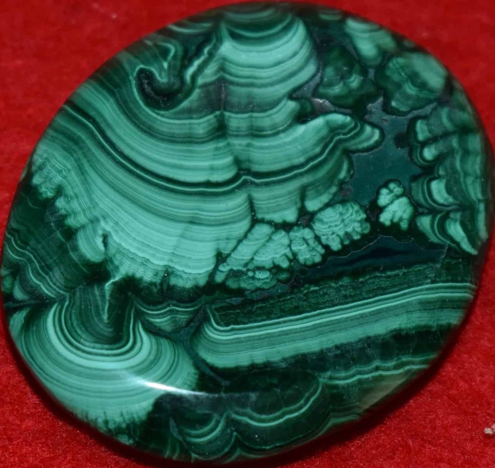 Malachite Worry Stone #13