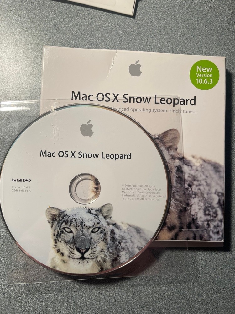 Apple Snow Leopard Mac OS X Operation System  10.6.3