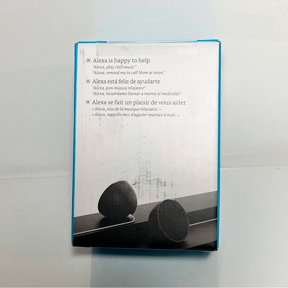 Amazon Echo Pop | Full sound compact smart speaker with Alexa | Charcoal