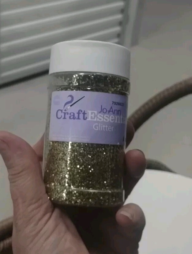 JoAnn Craft Essentials Gold Glitter 4 Oz.