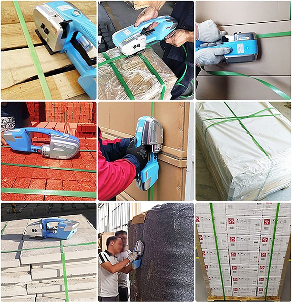 Electric Strapping Machine Automatic Strapping Tool for 1/2-5/8" PP PET Straps