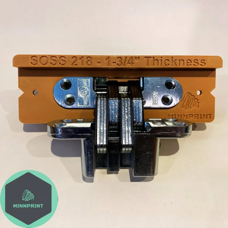 SOSS #218 Invisible / Hidden Hinge Router Template Kit