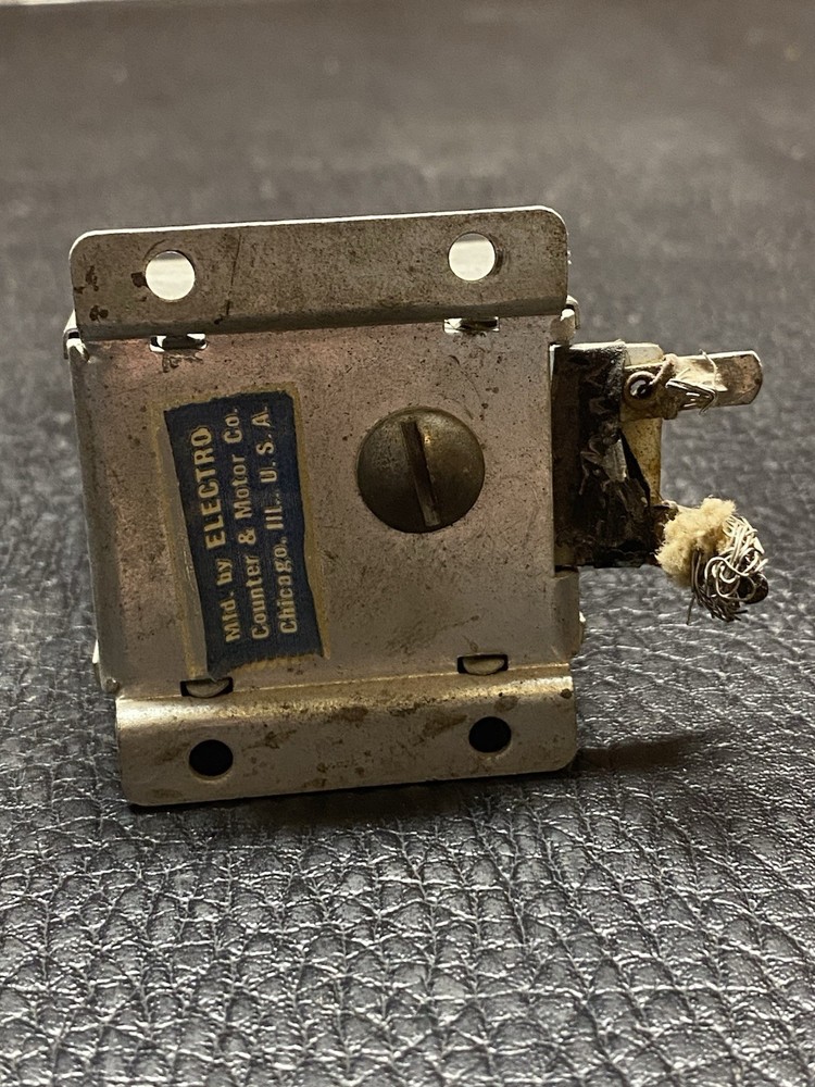 Vintage Electro Counter & Motor Co 4 Digit Counter