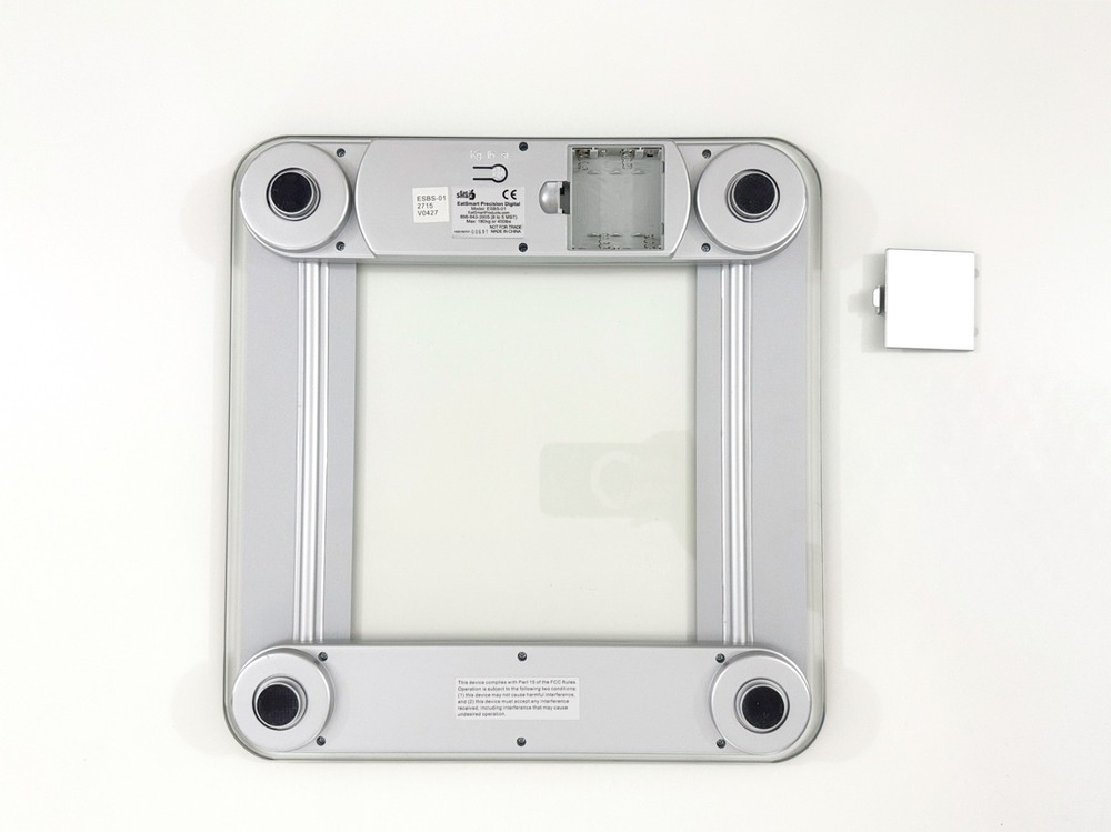 EatSmart Precision Digital Bathroom Scale X-Large Lighted Display 400lb Limit