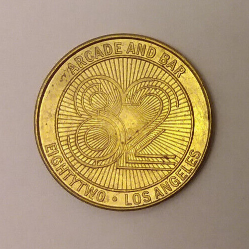 Eighty Two Barcade Arcade Los Angeles, CA Game Token 24mm