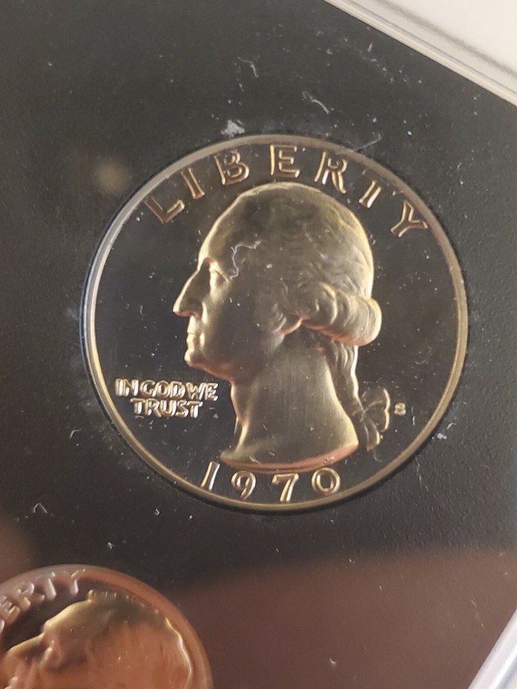 1970 s proof washington quarter UNC BU Uncirculated
