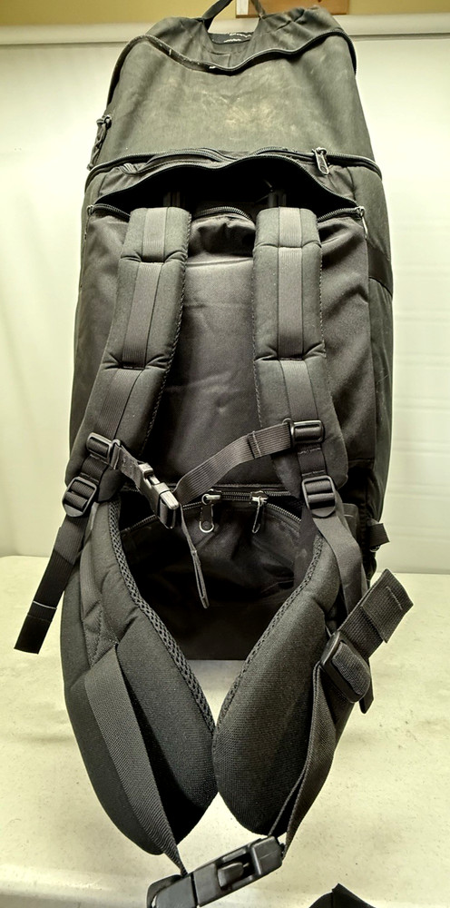 USMC THIN AIR GEAR Rolling Deployment Bag Black Duffle Huge