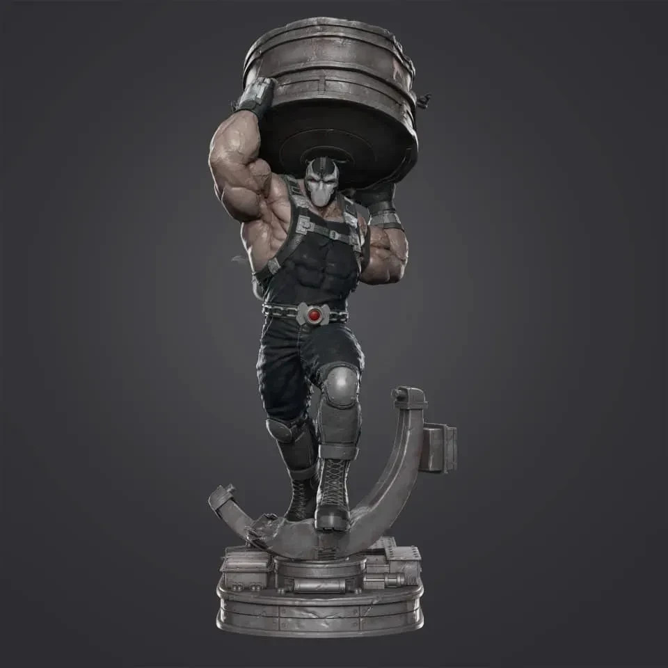 UNPAINTED Bane Batman 3d Printed Model Kit DC#5