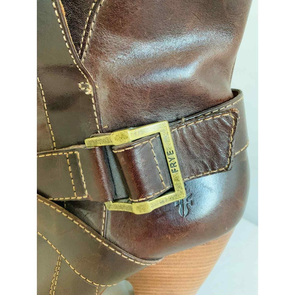 Frye Andrea Mid boot tts womens size 9 Brown