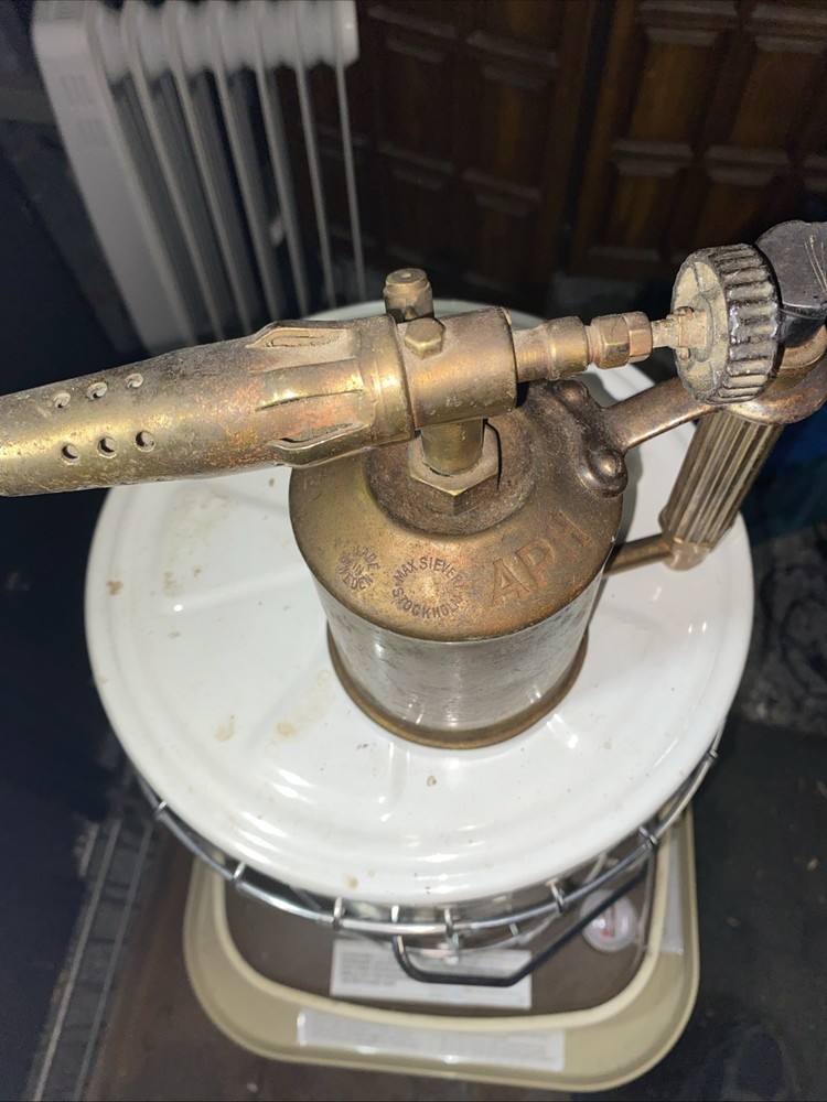 vintage Max Sievert brass blow torch