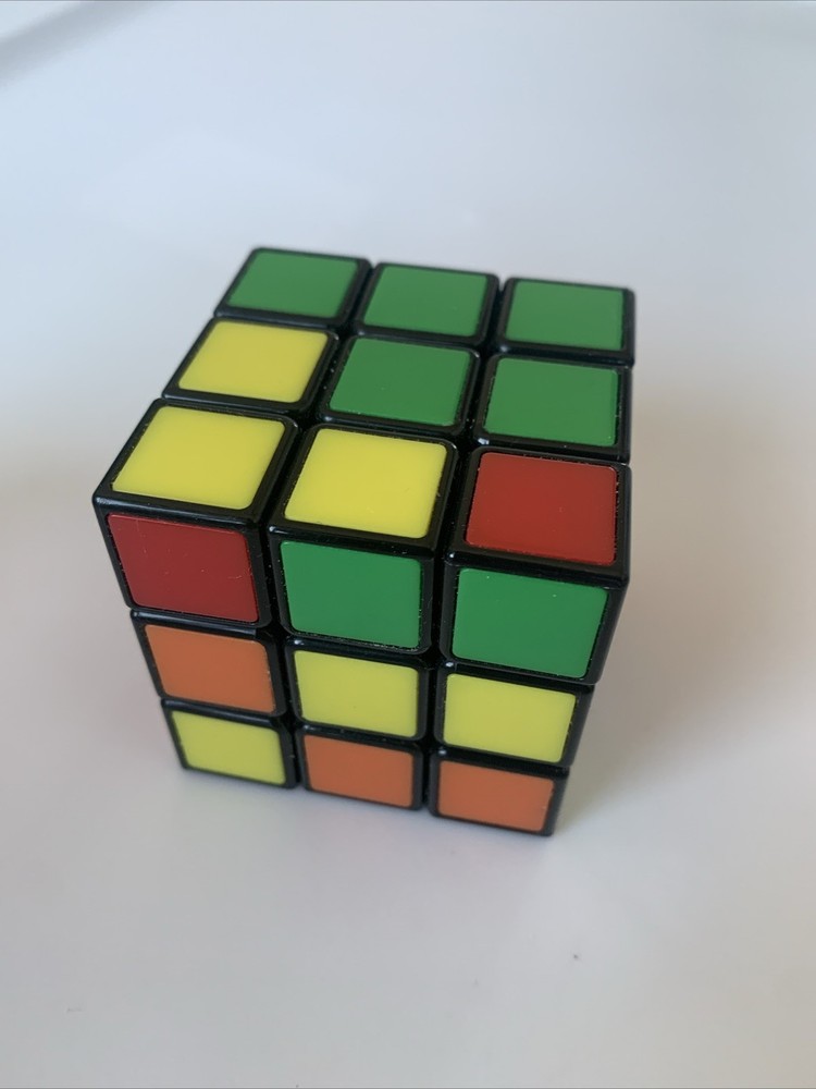 Rubik’s Cube 3x3x3 Multicolor Plastic Cube Shape Twist Puzzle Brain Teaser