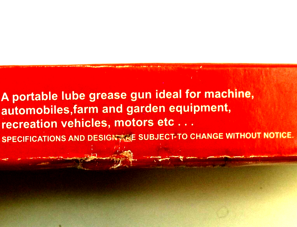 NIB Protane Lever Type Grease Gun: 100cc Capacity
