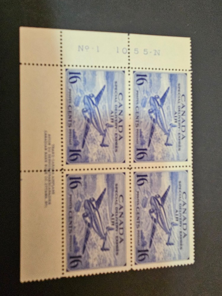 CANADA stamp - SCOTT#CE1 and CE2 MINT PLATE BLOCK MNH