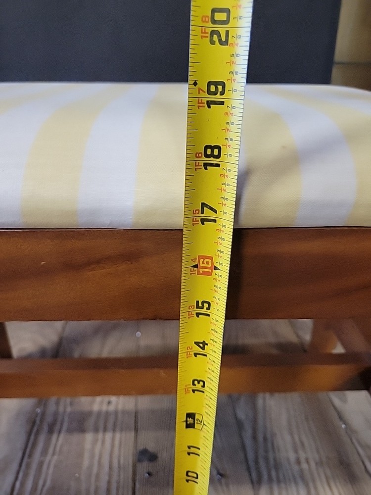 Vintage Vanity Bench Stool