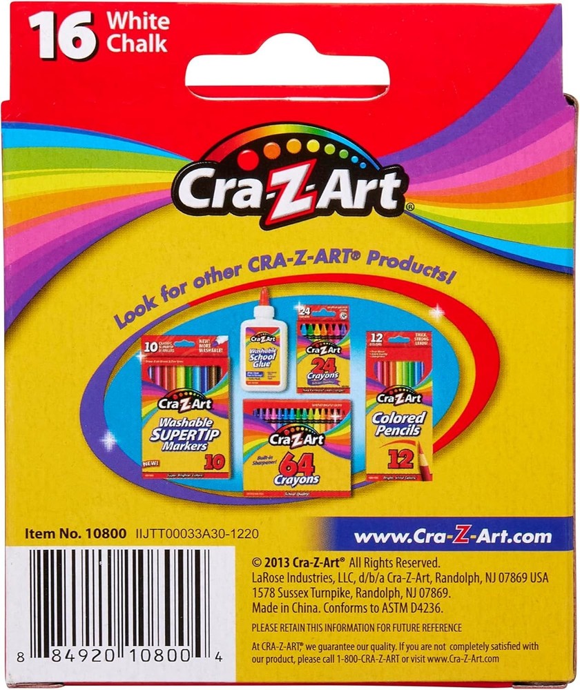 White Chalk, 16 Count (10800-48)