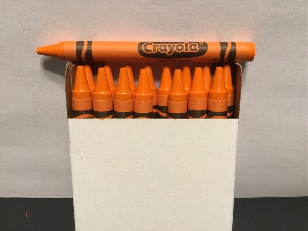 (16) Crayola Crayons (yellow orange) BULK
