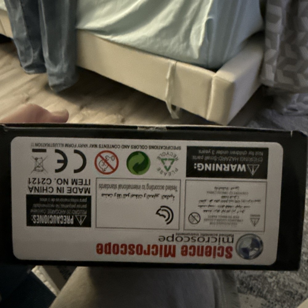 Microscope Educational Microscope Series Science Microscope Kit 100x 400x 1200x