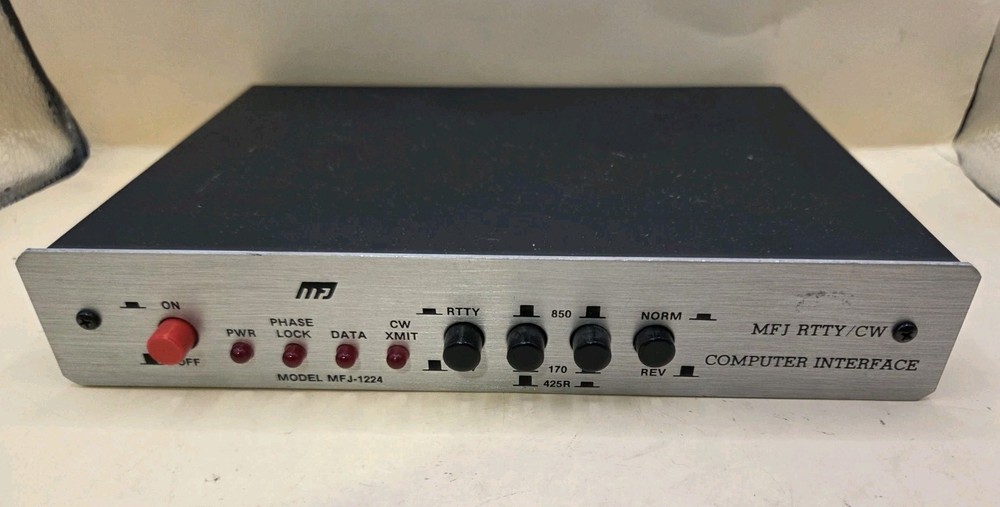 MFJ-1224 RTTY/CW Computer Interface Multi Data Controller Untested