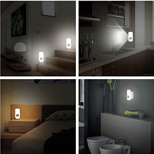 2 Pack LED Night Light Flashlight Motion Sensor Cut Light 3-in-1, Rechargeabl...