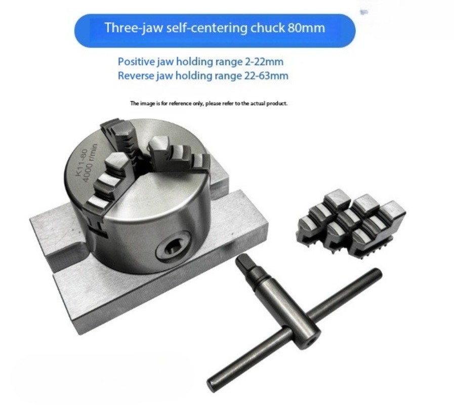 Precision Milling Rotary Table Horizontal Vertical Type Three-Jaw Chucks