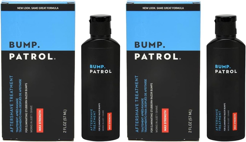 Bump Patrol Maximum Strength Moisturizing Aftershave Formula 2 oz - 2 Pack