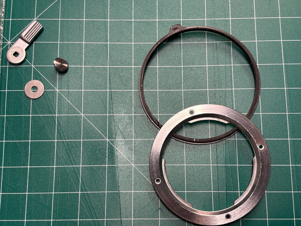 Minolta SRT 201 Camera Lens Flange and Timer Lever