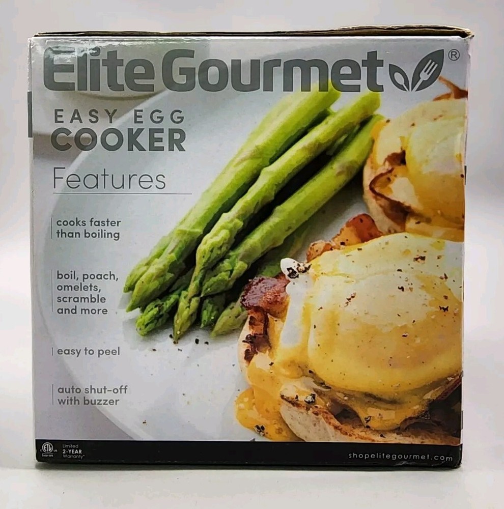 Elite Fourmet EGC710DKG Black 7 Egg Easy Egg Cooker