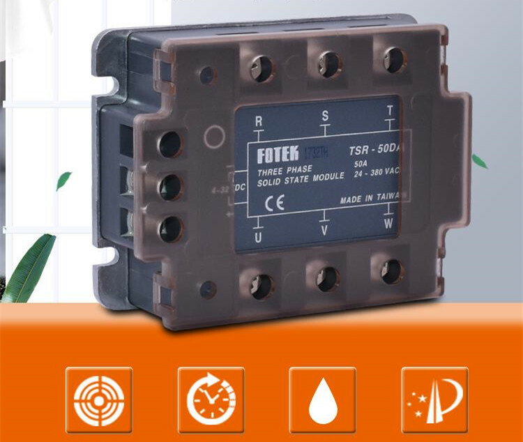 FOTEK three-phase solid state relay TSR-40DA 25DA 50DA 75DA-H