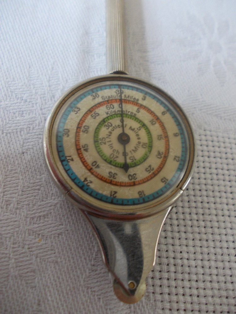 Vintage Post War Jakar Map Measurer