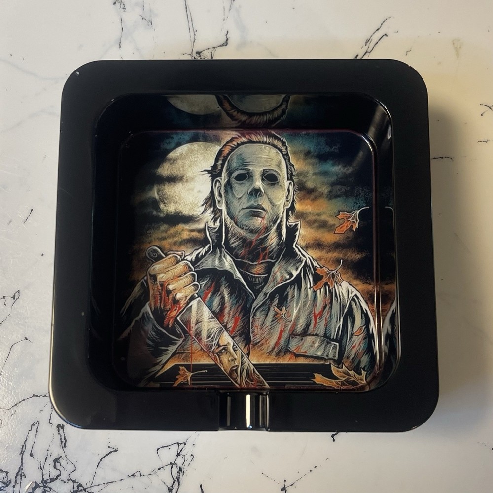 Michael Myers Ashtray & Tray Set