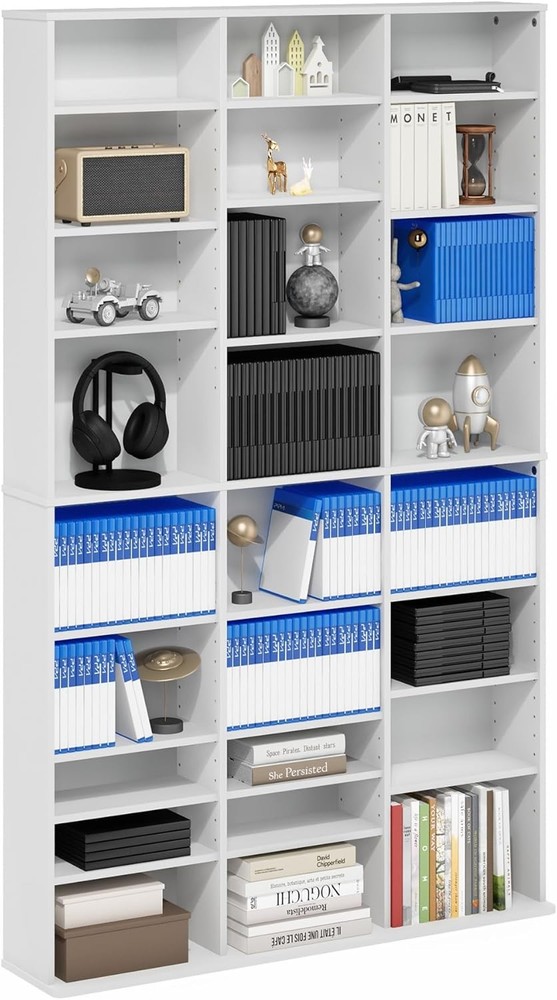 Jaya 4-Tier Multimedia Storage Tower Espresso