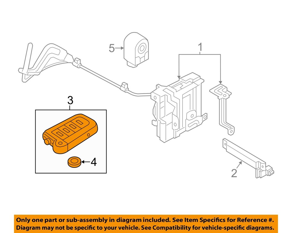 HYUNDAI OEM 13-17 Elantra GT Keyless Entry Components-Transmitter 95430A5200