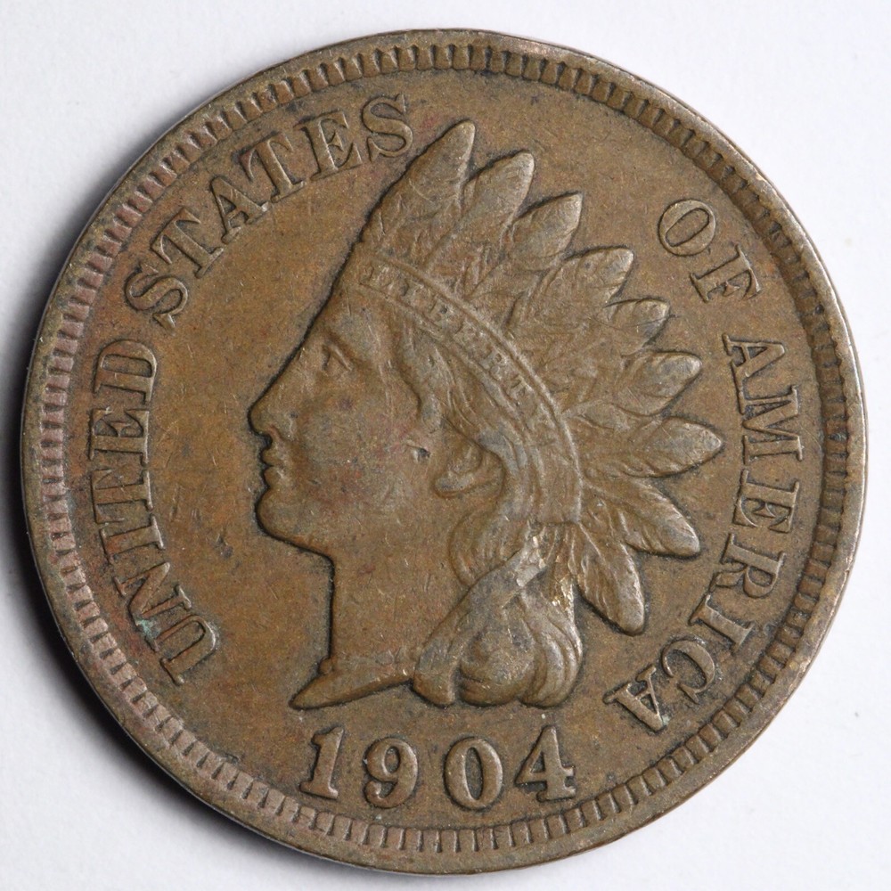 1904 Indian Head Cent Penny CHOICE AU E111 T