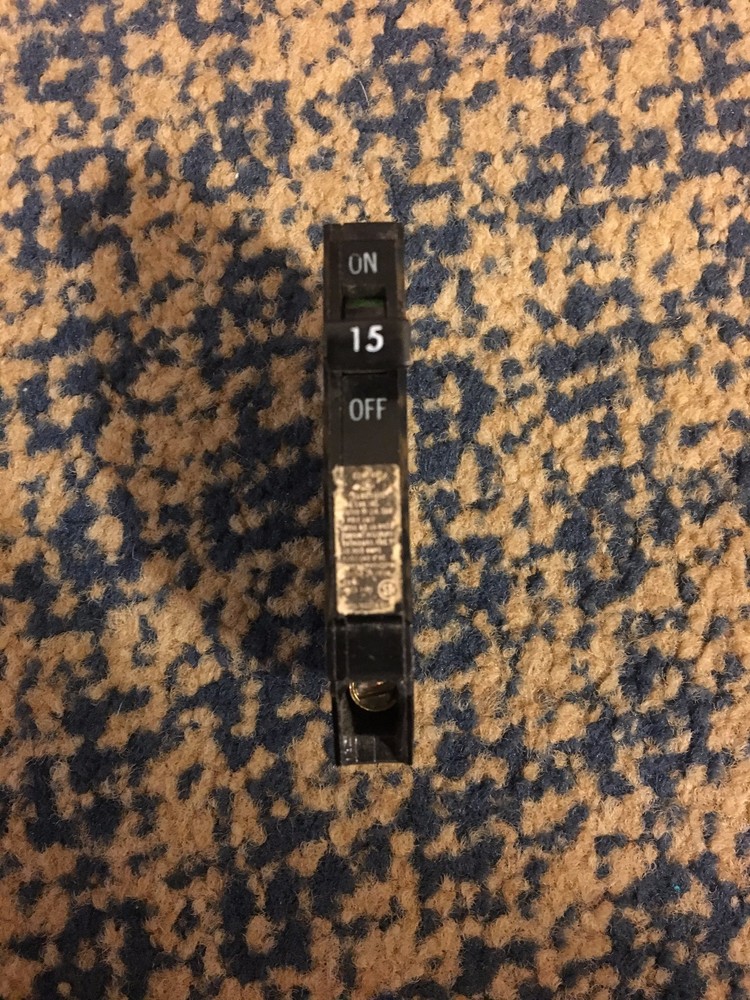 General Electric 15-Amp Thin Single-Pole Breaker