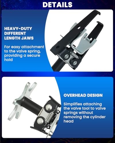 Overhead Valve Spring Compressor Tool, Universal Engine Valve Spring Removal