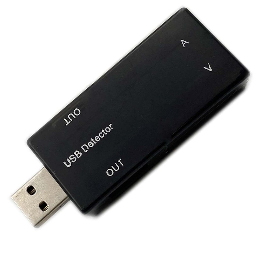 USB Current Voltage Tester Meter with Red Blue LED Display Voltmeter