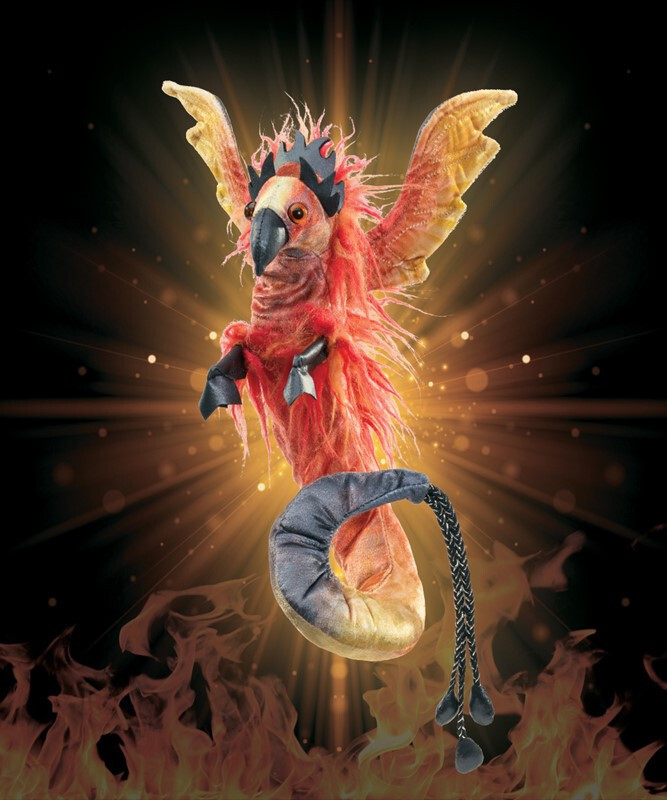 Folkmanis Puppet Phoenix Wristlet