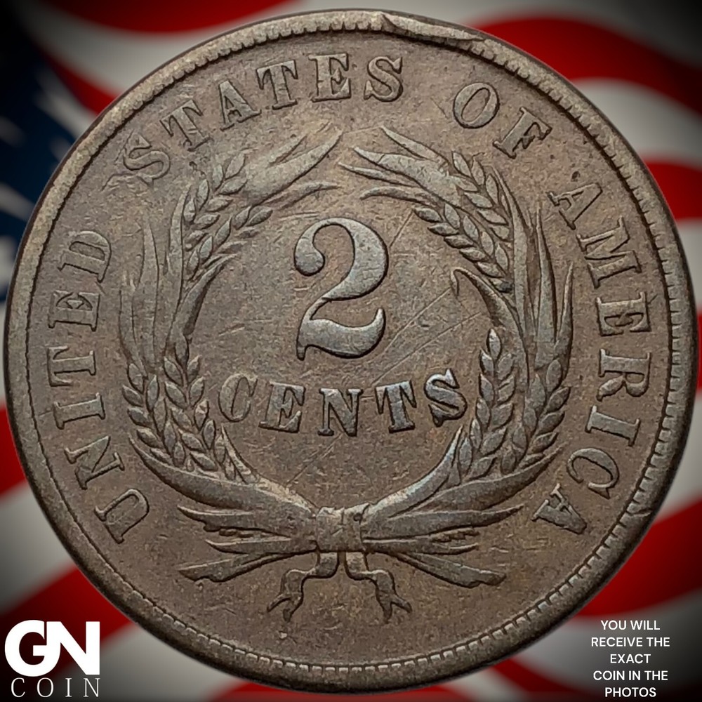 1864 2 Cent Piece Y7598